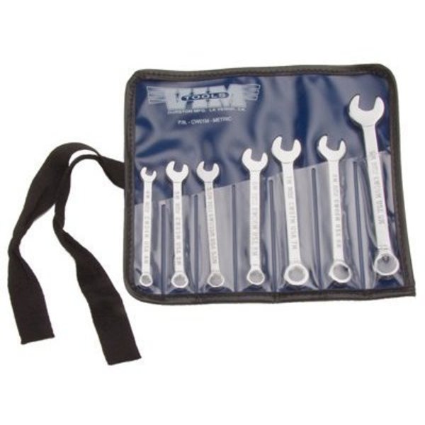 Durston Manufacturing WRENCH SET 4MM-9MM METRIC MIDGET COMB 7P VICW01M